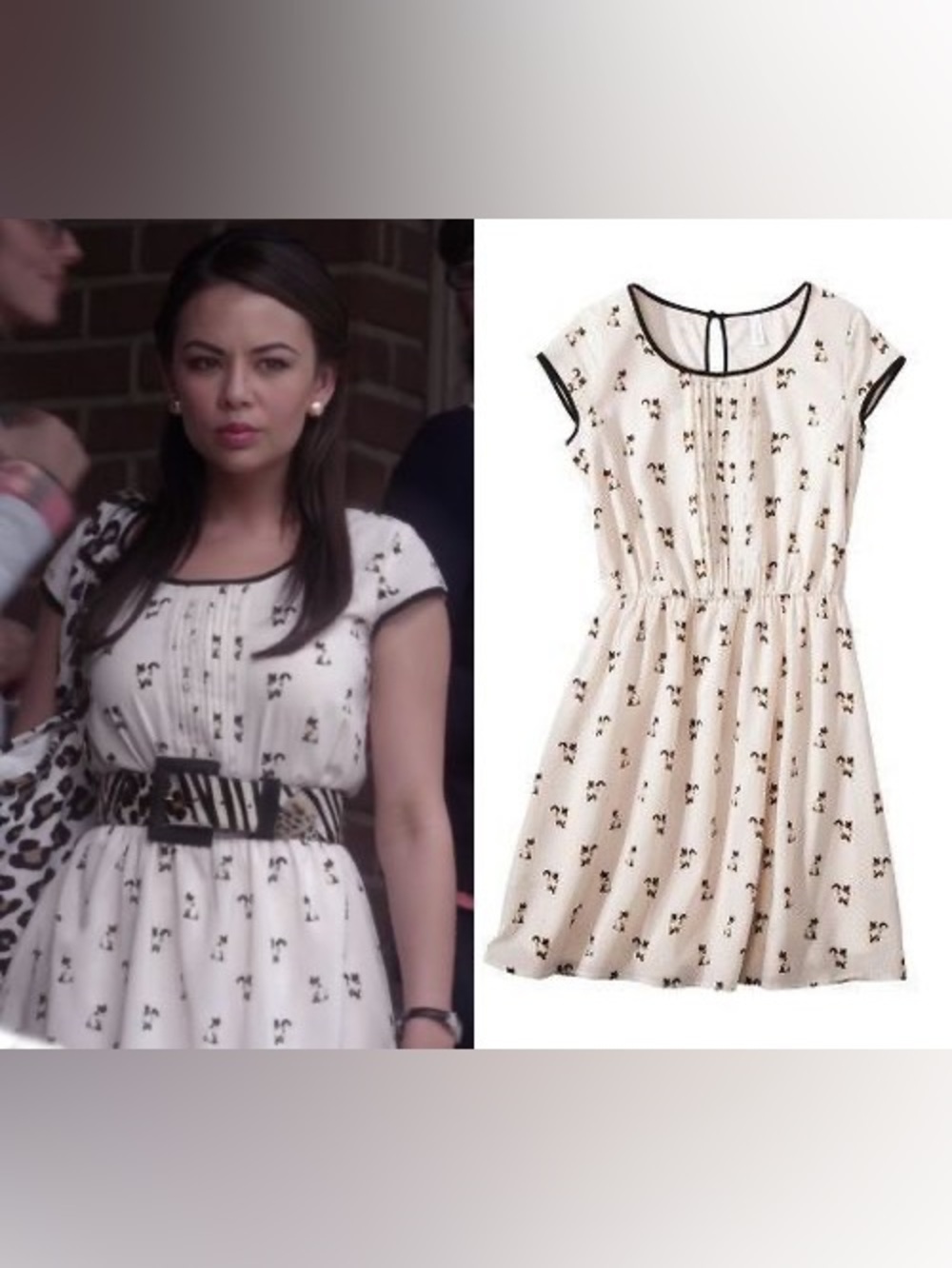 Xhiliration Coquette Siamese Cat Dress as Seen on Pretty Little Liars, Size XXL